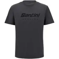 Santini Logo T-shirt Met Korte Mouwen