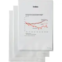 Rexel L-map A4 Transparant Harde folie 110 micron 50 Stuks