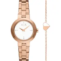 Armani Exchange Sieraden set rosé / wit