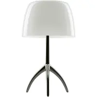 Foscarini Design tafellamp Lumiere grande, dimbaar, wit / opaal, Woon-/ Eetkamer, Glas, Design, tafellamp