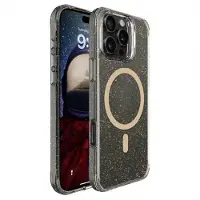 IMoshion Clear Glitter Backcover met MagSafe voor de Apple iPhone 16 Pro Max - Goud