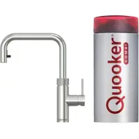 Quooker Flex Square met COMBI boiler 3-in-1 kokendwaterkraan RVS