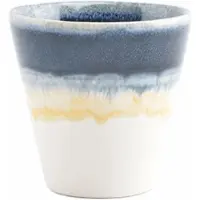 Salt & pepper Mok Flow Blauw 100 ml (Set van 4)