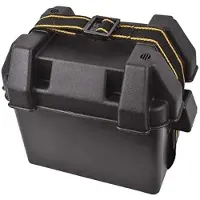 Attwood Battery Box Fits Series 16 Zwart 11 x 7 1/2 x 8 3/4 Inches