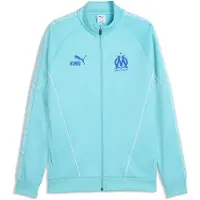 Puma Sportjas 'Olympique de Marseille King Anthem' navy / aqua