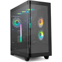 Nox Xtreme ATX Semi-toren doos Nox-Xtreme HUMMER ETHER Zwart