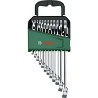 Bosch Spanner set 12-piece (Steek/ringsleutelset 12 stuks: 6/7/8/9/10/11/12/13/14/15/17/19) - 1600A02Z9D