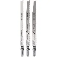 Bosch 2609256A13 3-delig Decoupeerzaagbladen-set 1-noks schacht 3 stuk(s)