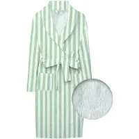 Zohome Zo Home Flanel Fleece Badjas Banda di Lino - moss green - L/XL