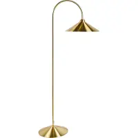 Beliani SAVEGRE - Staande lamp - Goud - IJzer