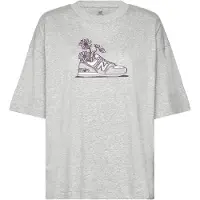 New Balance Oversized Flower T-shirt Met Korte Mouwen