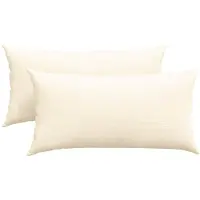 vidaXL Zitkussens 2 pcs Crème 80 x 40 cm Corduroy stof
