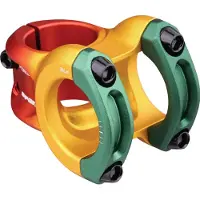 Spank Spoon 318 Stuurpen Ø31,8mm Rasta Editie, bont 33mm 2023 Dirt & BMX stuurpennen