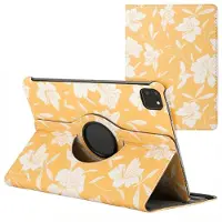 IMoshion 360° Draaibare Design Bookcase voor de Apple iPad Pro 11 (2025) M5 / (2024) M4 - Yellow Flowers