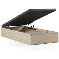Vente-unique Bedbodem met opberglade 90 x 200 cm - Licht naturel - HESTIA de YSMÉE