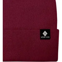 Urban ace Kindermuts Jr katoenen mutsen met manchetten Ruby Burgundy - UNI