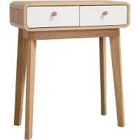 Loft 24 Cassie-Bureau - 2-laden - Eiken/Wit