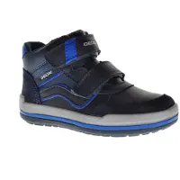 Geox Charz Blauwe Hoge Velcroschoenen Hoogwaardig imitatieleer 32