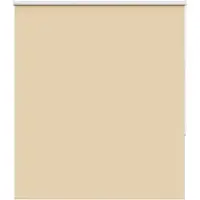 vidaXL Verduisteringsgordijn, beige, 125x130 cm, stofbreedte 121,6 cm