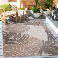 Muratap Binnen en buiten vloerkleed floral outdoor laagpolig tapijt 80x200 cm