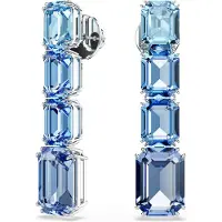 Swarovski Oorbellen blauw / lichtblauw