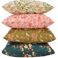 NOVÉE Mae bloom roze outdoor | 30 x 50 cm | kussenhoes | katoen