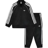 Adidas Joggingpak 'SST' zwart / wit