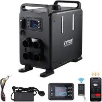 Vevor 5-8KW dieselverwarming 12 V / 24 V alles-in-één dieselluchtverwarmer met Bluetooth-appbediening