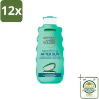 Garnier - Ambre Solaire - Aftersun Melk - Verzachtend - 175 ml - Voordeelverpakking - 12 stuks - Hydraterende lotion - Aloë vera