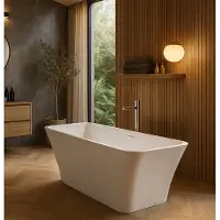 Badplaats Ligbad lily 170 x 75 x 58 cm vrijstaand bad hoogglans