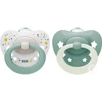 Nuk Classic | siliconen fopspenen | 2st. set | 18-36 maanden