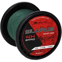 Mikado Silurus 4x Gevlochten Vislijn 300 M Groen 0.400 mm