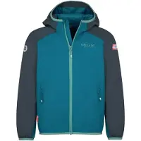 TROLLKIDS - Kid's Halsafjord Jacket - Synthetisch jack 104, turkoois/blauw