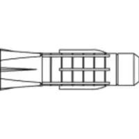 Toolcraft TO-5455104 Plug 71 mm 25 stuk(s)