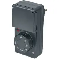 Brennenstuhl Schemerschakelaar met timer voor buiten | IP44 | Antraciet |