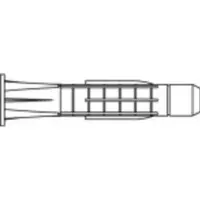 Toolcraft TO-5455128 Plug 72 mm 25 stuk(s)