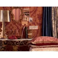 Rasch Luxe Vintage Barok Behang Rood – Klassiek Ornament – 296623