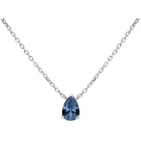 Karma Collier Druppel Jeans Blauw Zilver