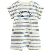 Next Rompertje/body duifblauw / donkerblauw / natuurwit