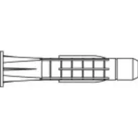 Toolcraft TO-5455116 Plug 37 mm 100 stuk(s)