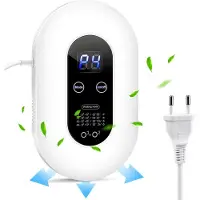 LONGZIMING -Luchtreiniger - Compact Luchtreiniger Apparaat – Ozon Luchtverfrisser 100 mg/h – Geurverwijderaar zonder Filter – Compacte Luchtreiniger voor Badkamer – Keuken en Huisdierenruimtes