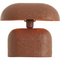 Light & Living Schemerlamp Todd Ovaal Mat Donker Oranje