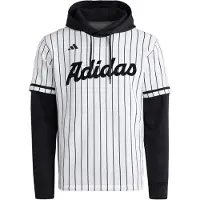 Adidas Sportsweatshirt 'Dugout' zwart / wit