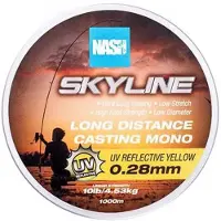 Nash Highline 1000 M Monofilament Transparant 0.300 mm