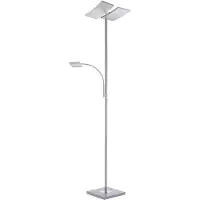 JUST LIGHT LED-vloerlamp 11725-55, staal, 25 W, 2900 lm, 3000 K