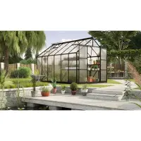 Vitavia Tuinkas Uranus 9900 - Polycarbonaat 4mm - Zwart - 257x383x248cm
