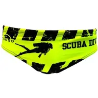 Turbo Scuba Diver Swimming Brief Geel 2XL Man