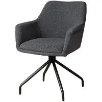 Tower Living Eetkamerstoel Ortana Alpine - Blauw Stof - 61x61x84cm