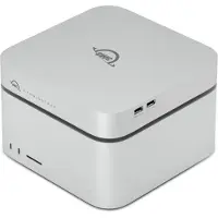 OWC StudioStack Thunderbolt 5 - Stapelbaar Docking Station - 3x Thunderbolt 5 & 3x USB-A - Zilver