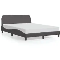 vidaXL Bedframe "Dover" kunstleer grijs 120x200 cm